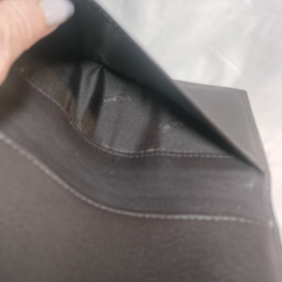 Coach Checkbook, Brown logo - Picture 5 of 8